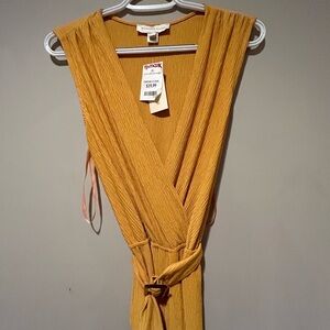 Gold Romper - Business Casual